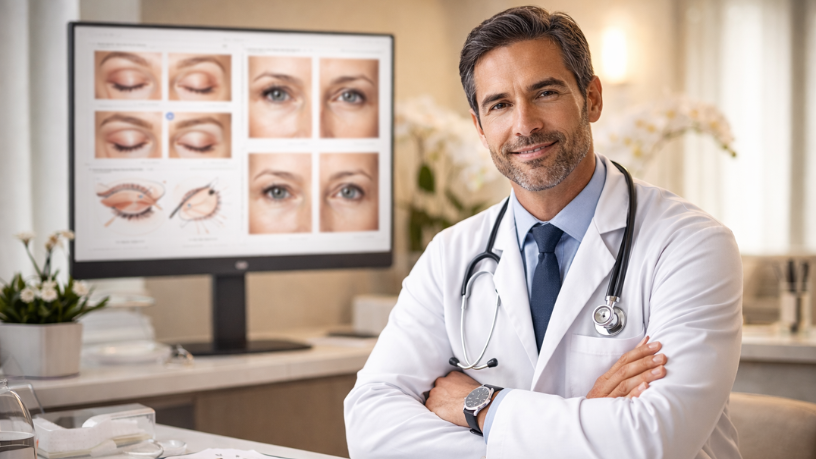 A blefaroplastia promove rejuvenescimento do olhar com precisão técnica e foco na segurança, afirma Haeckel Cabral Moraes.